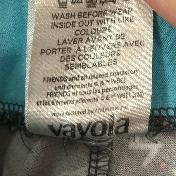 FRIENDS Black and Blue Pajama Pants - Picture 4 of 4